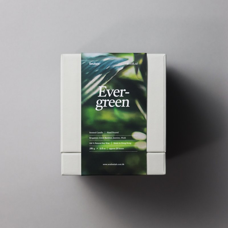 Evergreen - เทียน/เชิงเทียน - เครื่องลายคราม สีดำ