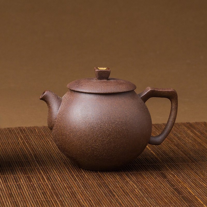 Tao Zuofang│Wangfu Memorial Pot (Single Pot Wooden Box) - Teapots & Teacups - Other Materials Brown