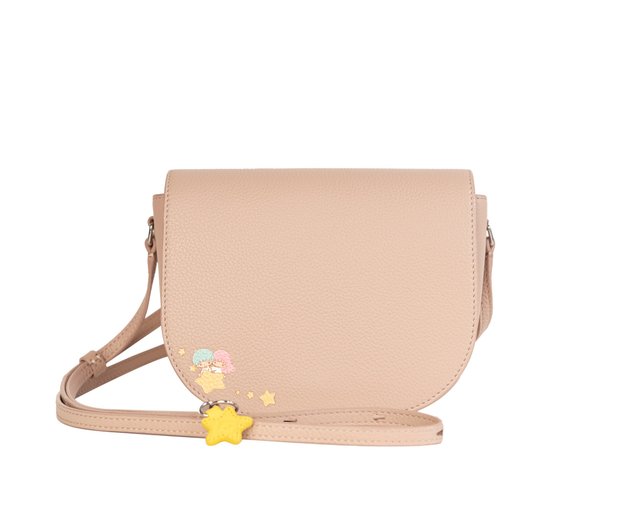 Samuel Ashley x Little Twin Stars Leather Saddle Bag - Sunkiss