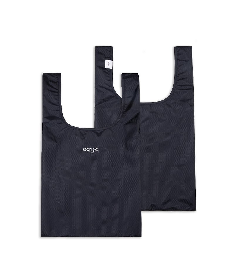 oqLiq-Project 08-Honeycomb ripstop vest bag - กระเป๋าถือ - วัสดุอื่นๆ สีดำ