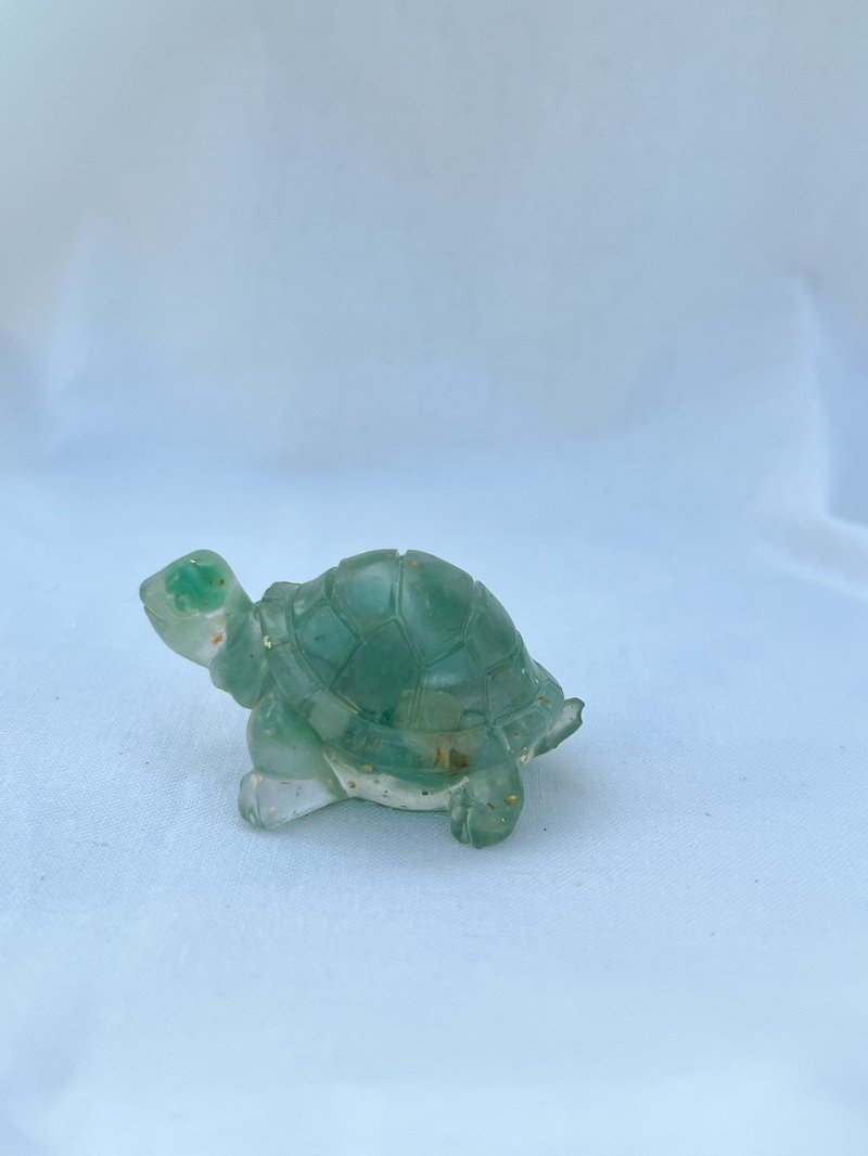 Crystal Ornament [Little Turtle Oriental Jade] Relieves Stress and Brings Luck - Items for Display - Crystal 