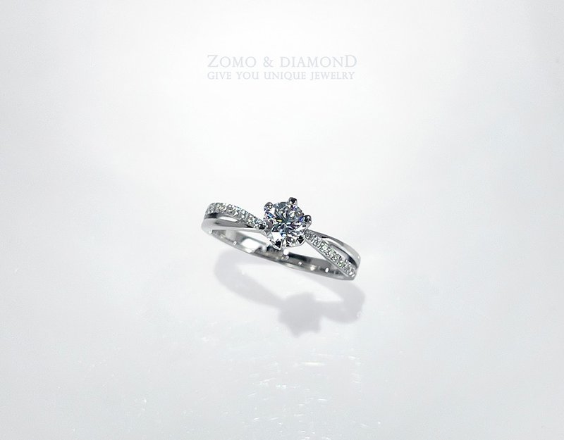 Moissanite | 0.5&1 carat Venus Dancer diamond ring | Taichung store | K gold upgradeable - General Rings - Sterling Silver 