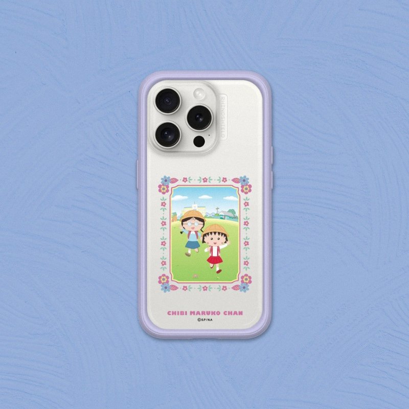 Mod NX frame back cover phone case∣Chibi Maruko-chan/Let’s go to school together for iPhone - เคส/ซองมือถือ - พลาสติก หลากหลายสี