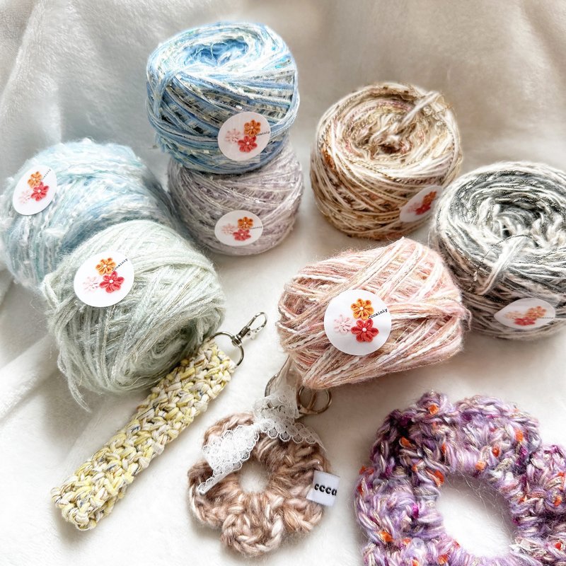 Cccainiy獨家特製手混線 隨緣出色區隨機出色 不挑色 4.0-6.0鉤針 - 編織/刺繡/羊毛氈/縫紉 - 聚酯纖維 