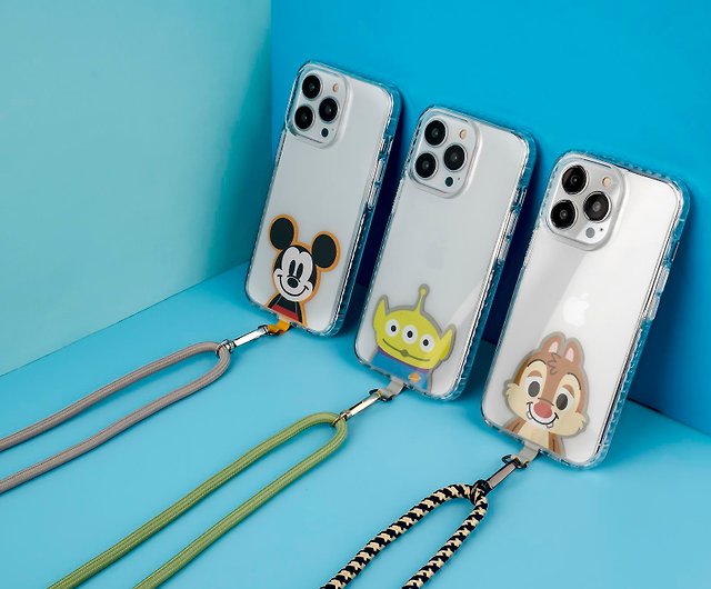 ディズニー ミッキーマウス 携帯電話ストラップ クリップ付き 6mm