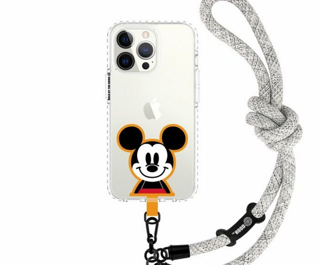 ディズニー ミッキーマウス 携帯電話ストラップ クリップ付き