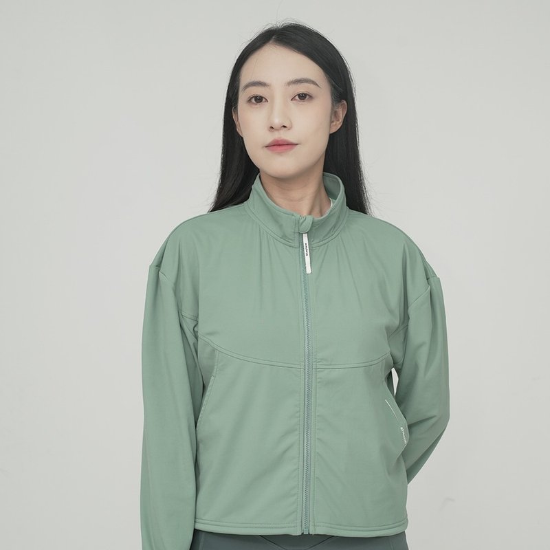 Blueplace 女裝彈性外套 - 女大衣/外套 - 其他人造纖維 白色