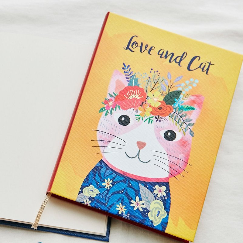 7321 Mia Charro Hardback-Blank Notebook-Love Cat, 73D73914 - Notebooks & Journals - Paper Multicolor