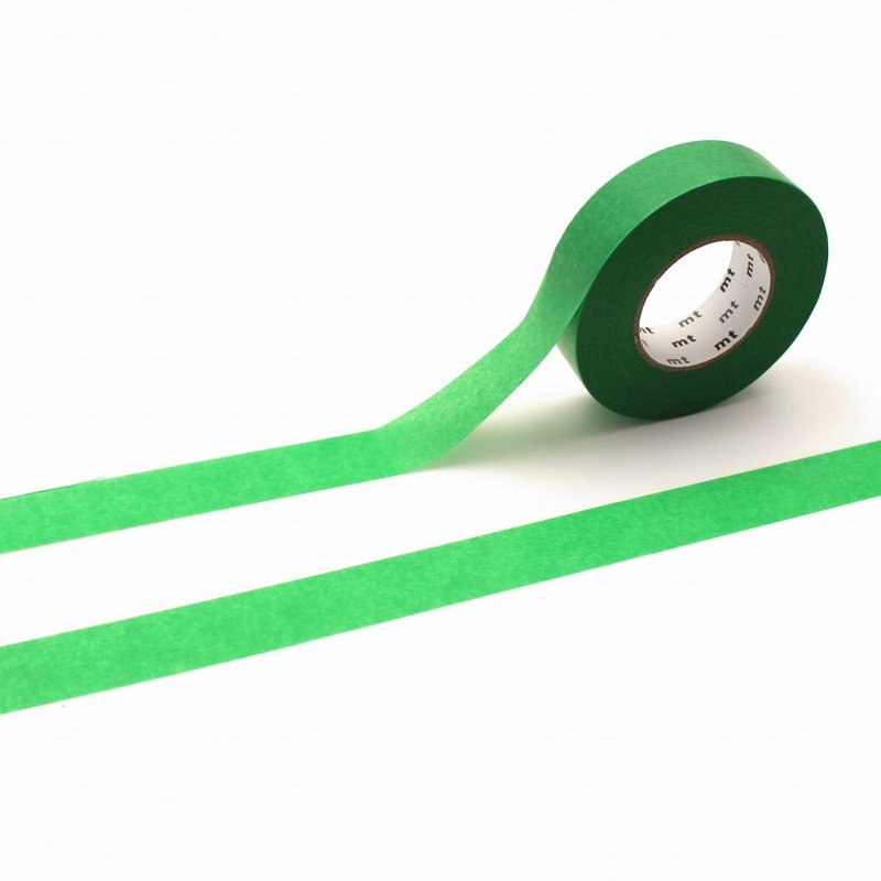 mt Ganshin Washi Tape / Green (MTGANS13) - มาสกิ้งเทป - กระดาษ สีเขียว