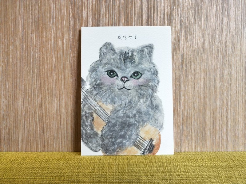 Postcard/萬用明信片/明信片/手繪 - 卡片/明信片 - 紙 白色