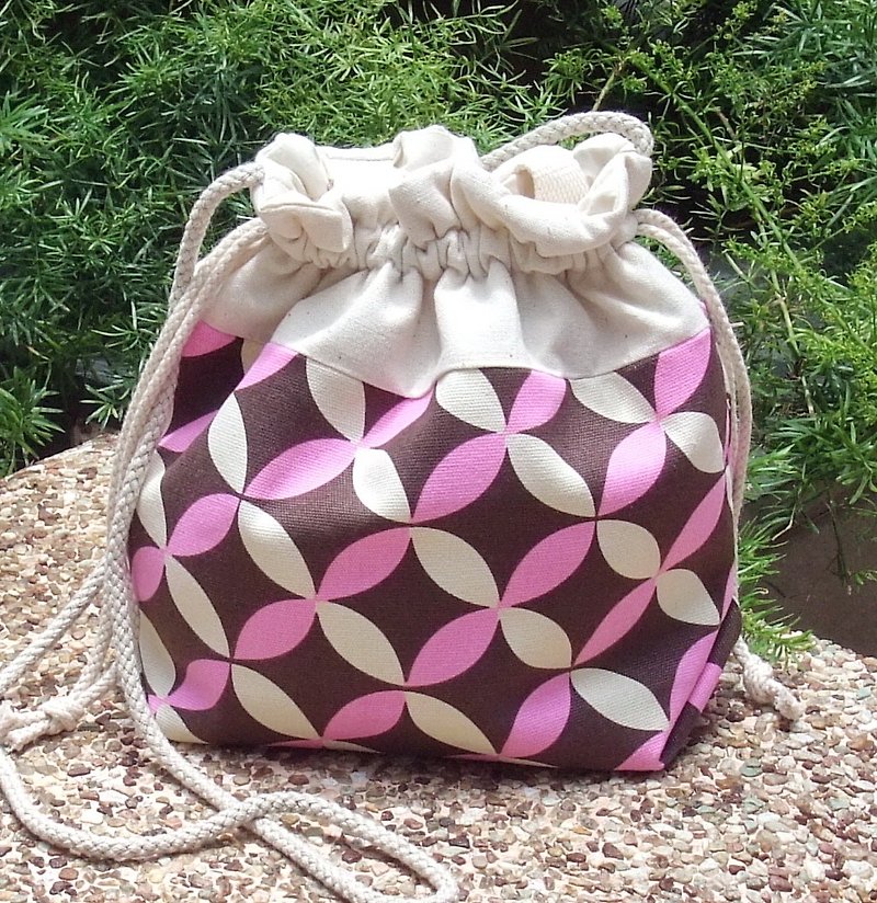 Silverbreeze ~ triple shoulder / hatchback / mobile bucket bag beam port - a beautiful pattern (A8) - Messenger Bags & Sling Bags - Other Materials Pink