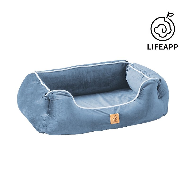 【LIFEAPP】尊爵堡 (寵物緩壓睡墊、2個尺寸) - 寵物床 - 其他材質 藍色