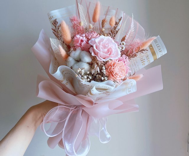 Bouquet Mix Pink Dried Flowers — Fenalie