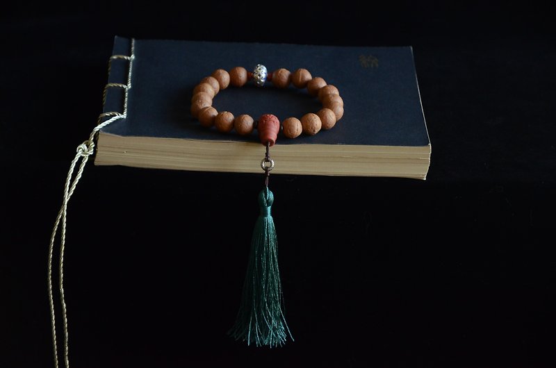 [Handheld 18] Fengyan Bodhi holding 18 beads beads bracelet - สร้อยข้อมือ - เครื่องประดับพลอย สีแดง
