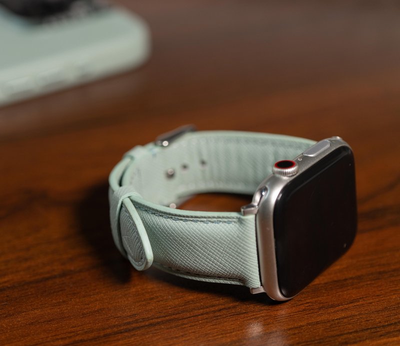 ARMOR Apple Watch 全真皮錶帶_天星綠 - 錶帶 - 真皮 