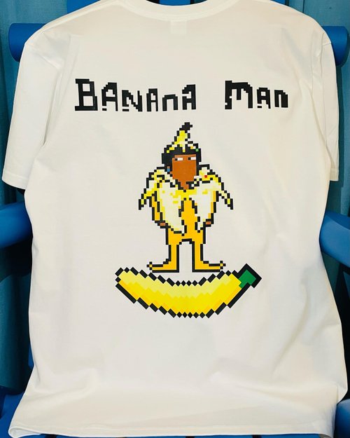 NFT ピクセルシリーズ メンズ Tシャツ トップス BANANA MAN - ショップ