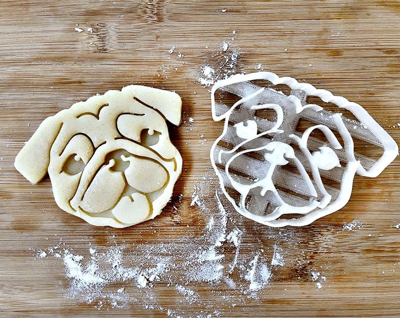 Pug Cookie Cutter - 其他 - 塑膠 