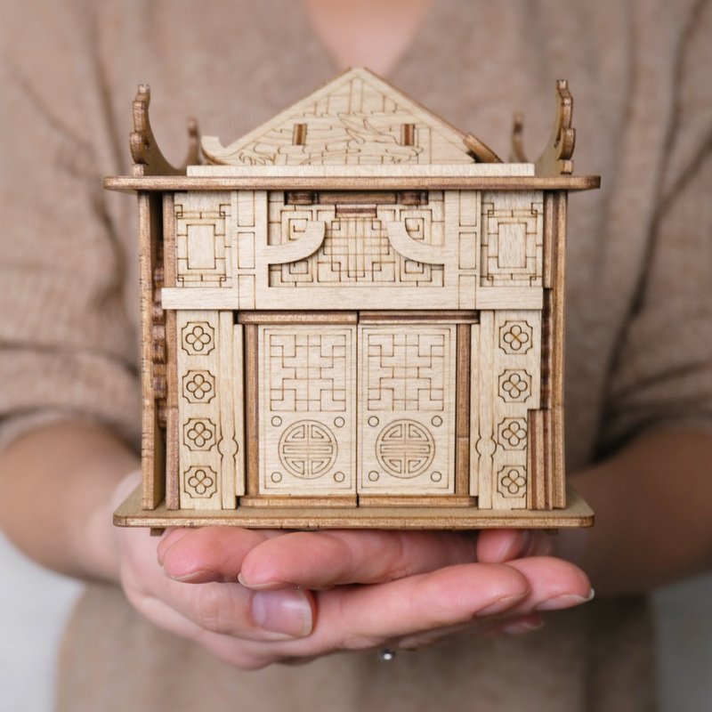 德國益智機關盒/龍之屋 - 桌遊/卡牌 - 木頭 