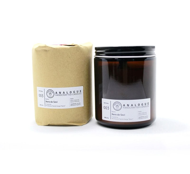 Analogue Nero de Sevi Bee&Soy Wax Candle - Fragrances - Other Materials Brown