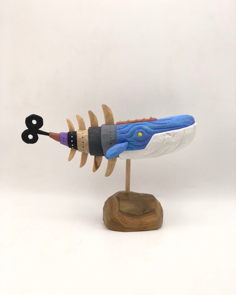 Robotic whale No.9 - 擺飾/家飾品 - 木頭 