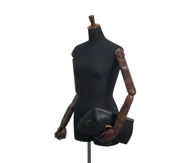 日本直送 名牌中古包 】Cartier カルティエ クラッチバッグ ブラック