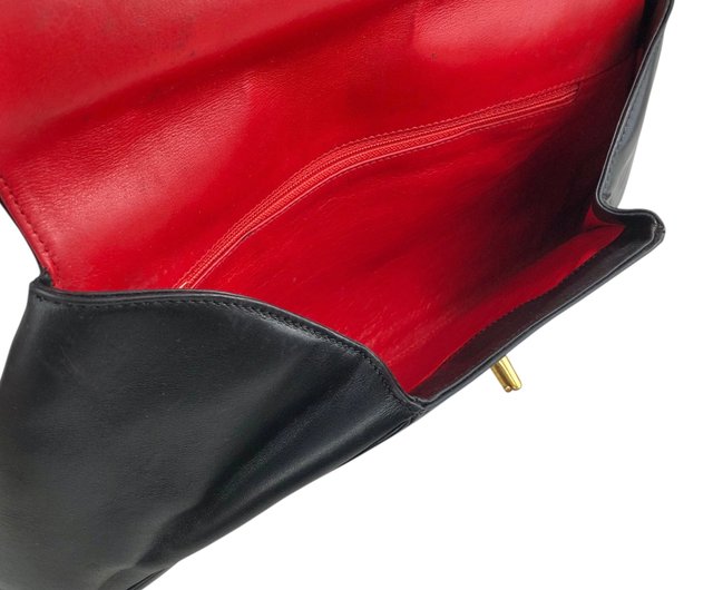 日本直送 名牌中古包 】Cartier カルティエ クラッチバッグ ブラック