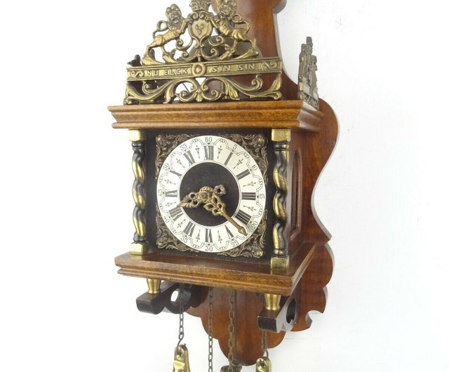 【ジャンク品】アンティーク WUBA 壁掛け 時計 ジャンク品】アンティーク WUBA 壁掛け 時計 ジャンク品】アンティーク