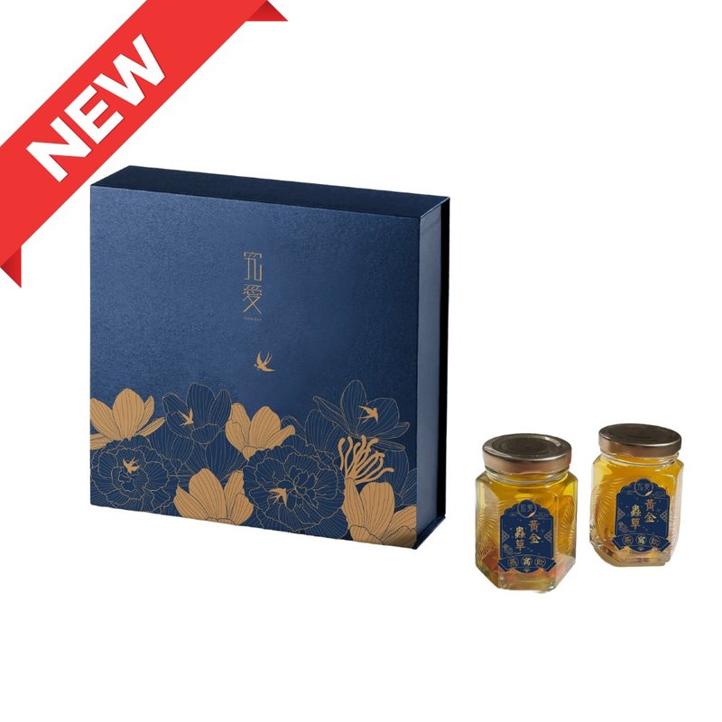 New product launched [Zuai Bird's Nest] Golden Cordyceps Bird's Nest Drink 6-piece Fenghua Gift Box (115ml/bottle) - อาหารเสริมและผลิตภัณฑ์สุขภาพ - อาหารสด สีน้ำเงิน