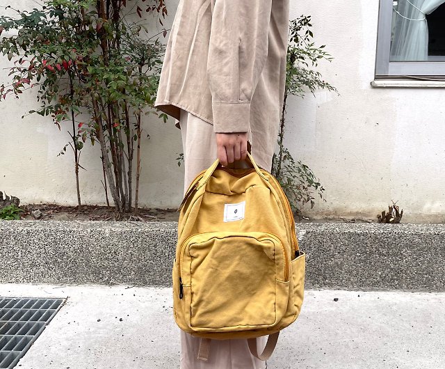 KAMELIS - Plain Canvas Backpack
