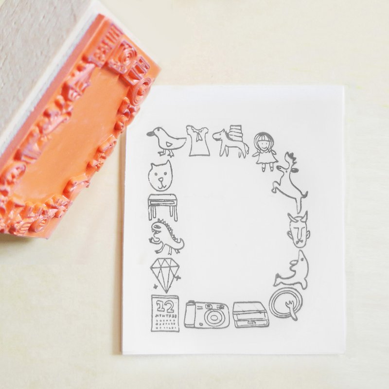 English letter seal<D> - Stamps & Stamp Pads - Rubber 