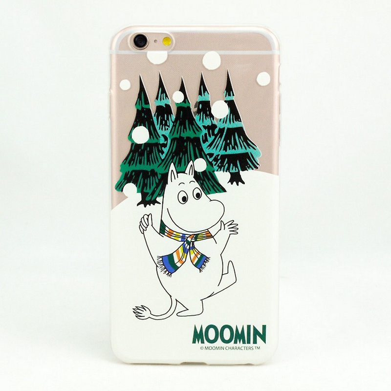 Moomin授權-嚕嚕米冬眠歷險 透明防撞空壓手機殼 - 手機殼/手機套 - 矽膠 透明