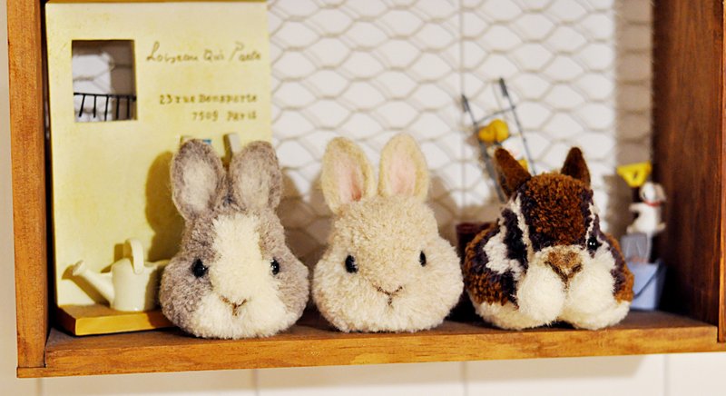 毛絨兔子or倉鼠羊毛氈體驗活動 - 編織/羊毛氈/縫紉 - 羊毛 