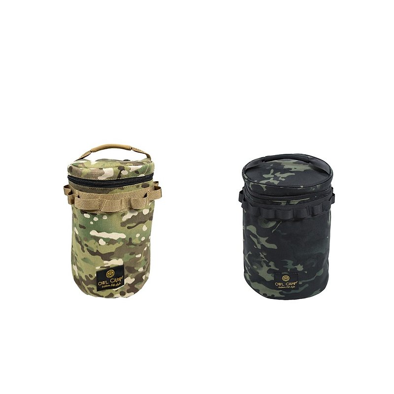 【OWL CAMP】圓桶收納包 - 迷彩色 (共2色) - 野餐墊/露營用品 - 聚酯纖維 多色