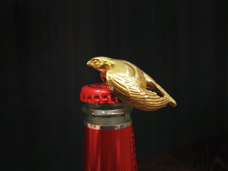 Goshawk (Bottle opener) - Bottle & Can Openers - Copper & Brass Gold