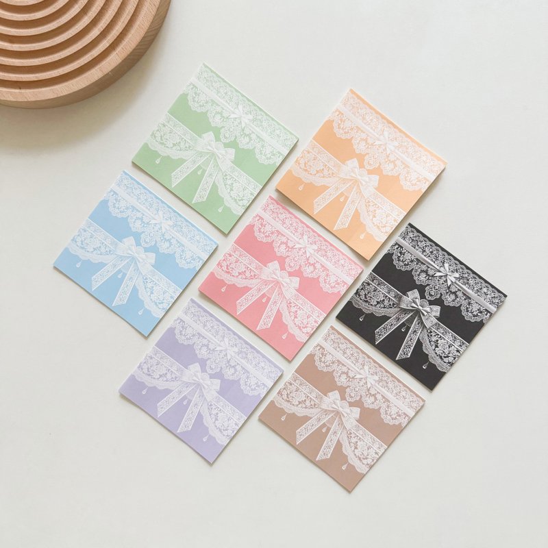 Emotional ribbon lace paper stickers - 貼紙 - 紙 
