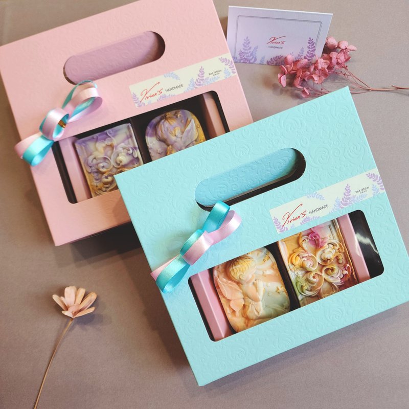 Christmas gift box | Angel Baroque handmade soap gift box - สบู่ - วัสดุอื่นๆ 