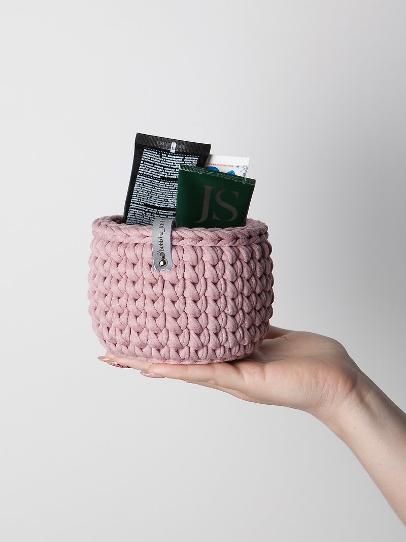 PDF crochet pattern. Crochet basket. Handmade pen holder. Crochet patterns - 編織/羊毛氈/布藝 - 棉．麻 