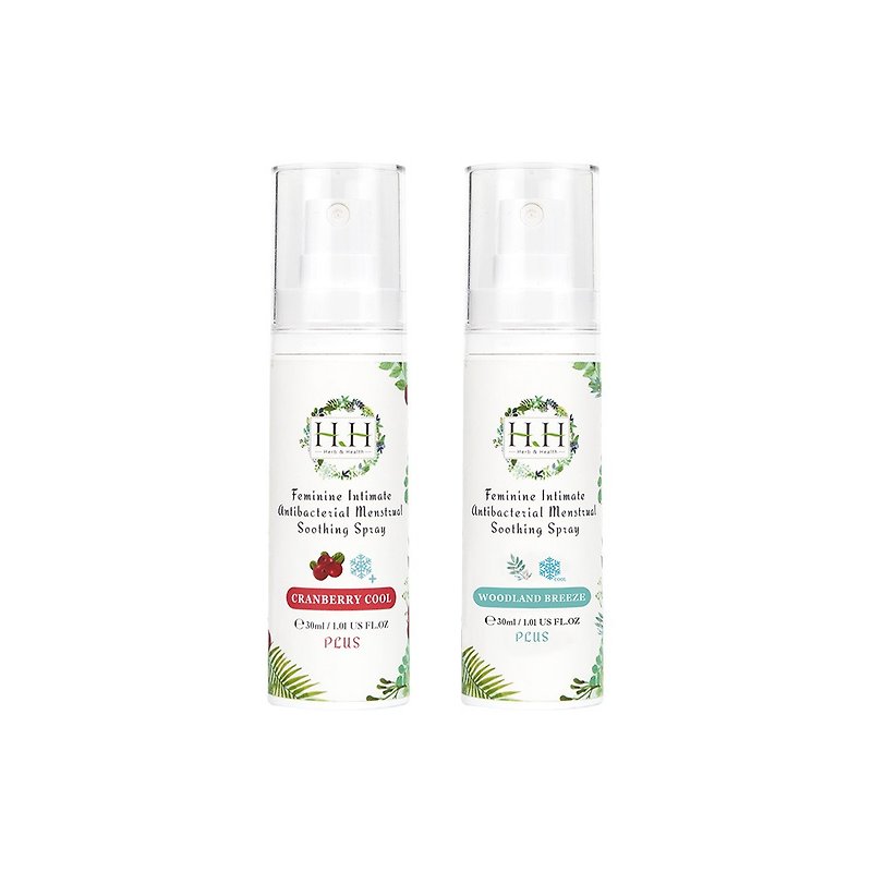 HH Intimate Menstrual Period Antibacterial Soothing Spray PLUS 30ml - Feminine Products - Plastic 