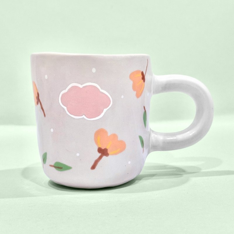 MUG/CUP Sweet purple cloud - 咖啡杯/馬克杯 - 陶 紫色