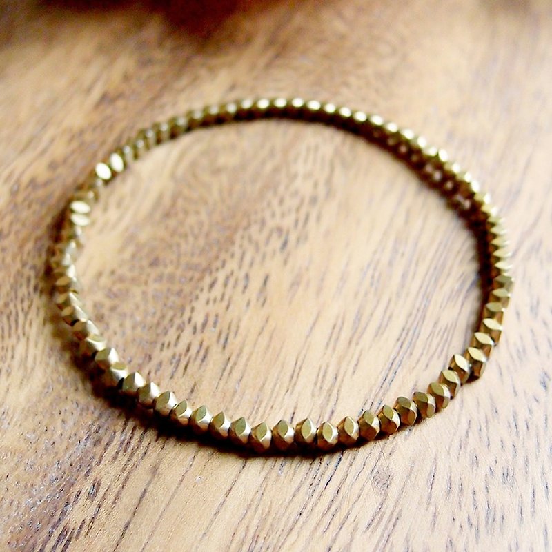 VIIART. Set Fan XII. Bronze bracelet | basic models with artifact-free split can wear bathing - สร้อยข้อมือ - โลหะ สีทอง