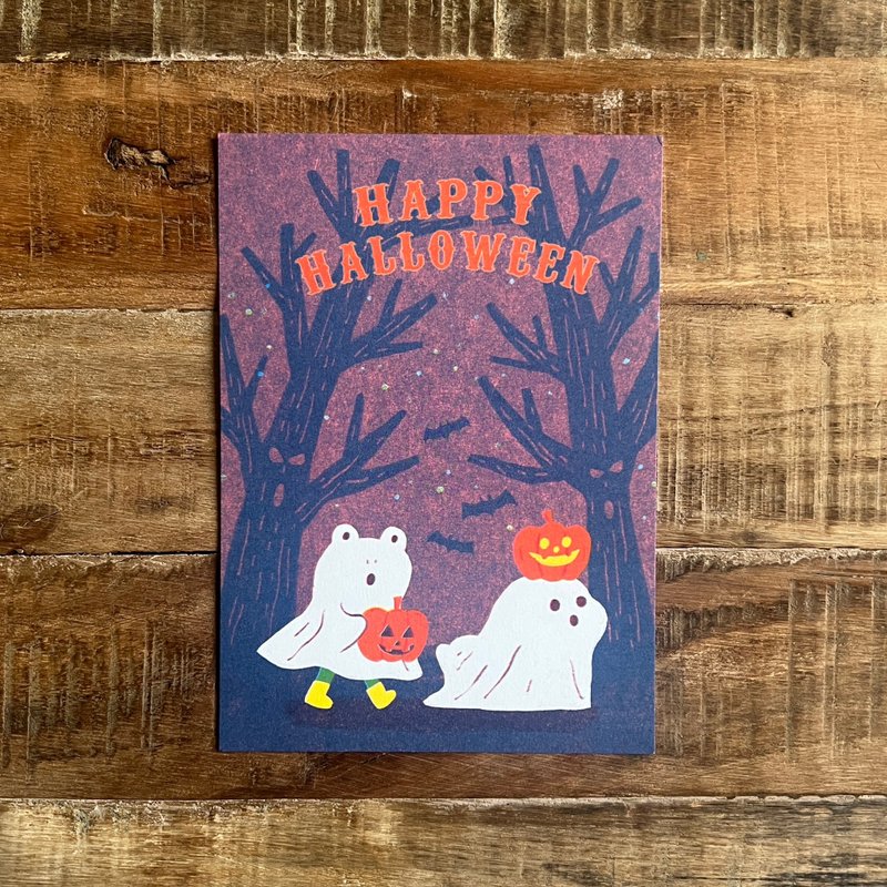 Halloween/Little Gua Xiaowo loves to trick or treat/postcards - Cards & Postcards - Paper Multicolor