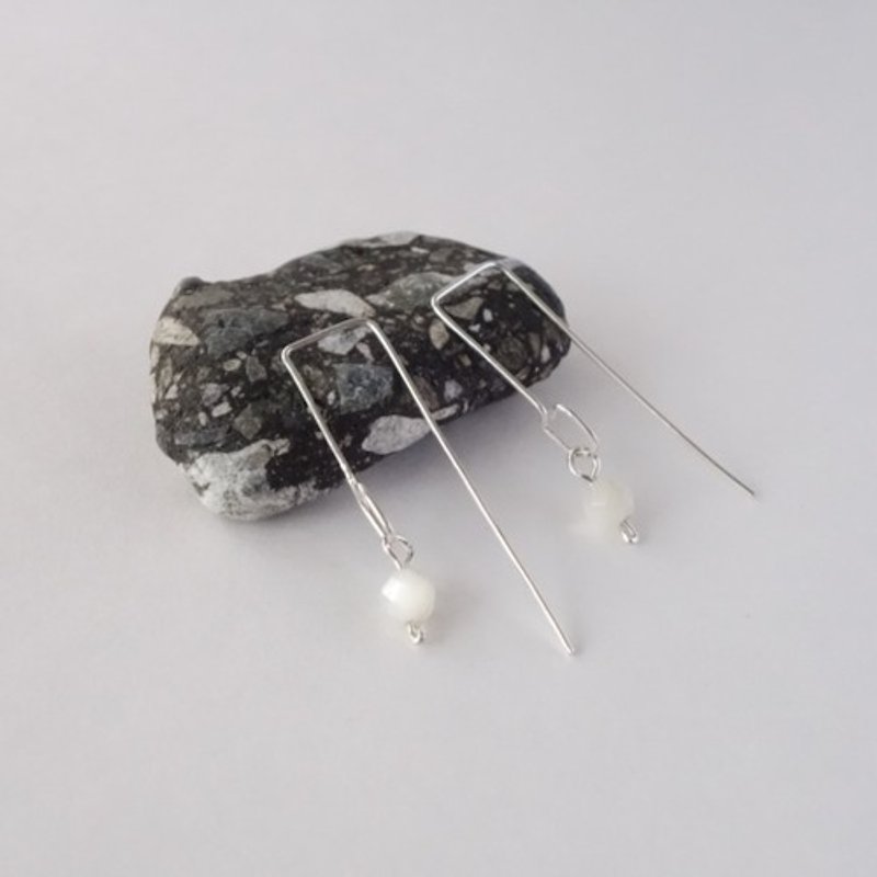 Raindrop 5 - Earrings & Clip-ons - Other Metals 