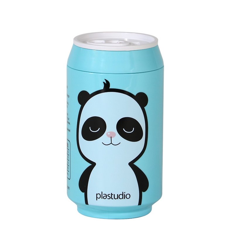 PLAStudio-ECO CAN-280ml-Panda Series-Made from Plant-Sky Blue - Mugs - Eco-Friendly Materials Blue