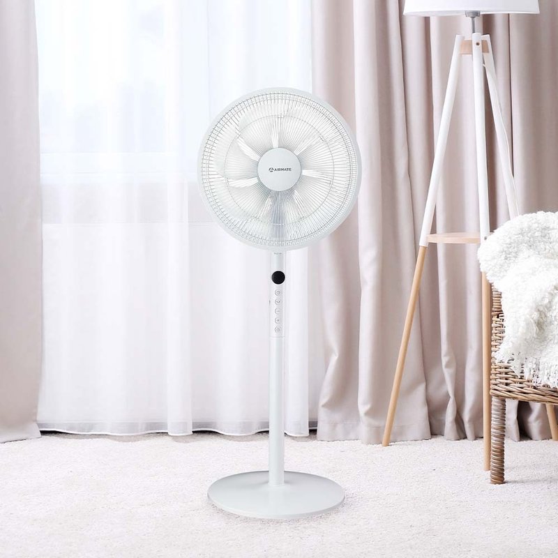 Airmate艾美特 14吋DC遙控立地電扇 - 電風扇 - 其他材質 白色