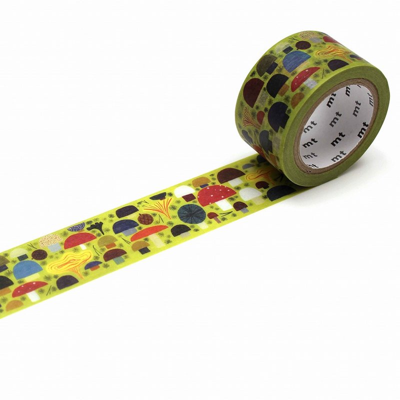 mt x MATTI PIKKUJAMSA  Masking Tape / Mushroom (MTMATT02) - Washi Tape - Paper Multicolor