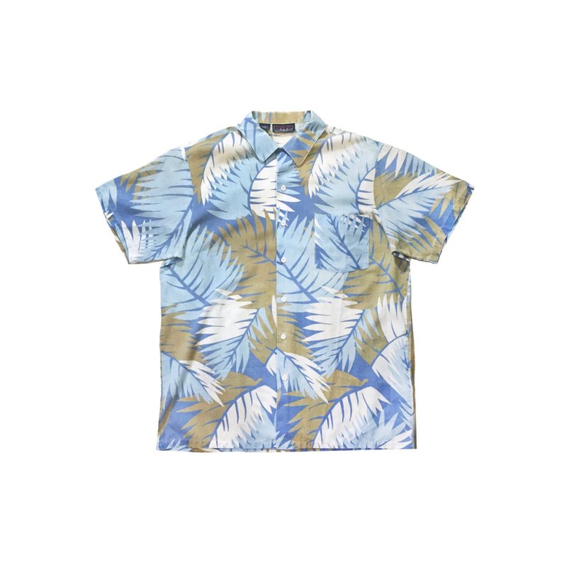 美國大葉片圖騰夏威夷襯衫 - 男襯衫/休閒襯衫 - 棉．麻 多色