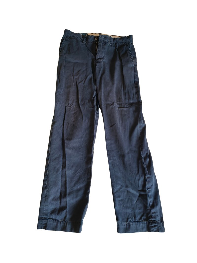 Ralph Lauren 中古垂感長褲 - 中性長褲/短褲 - 棉．麻 藍色