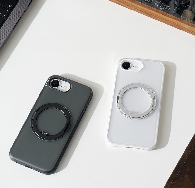 TORRAS Ostand R Fitness iPhone 16e MagSafe相容旋轉支架防摔手 - 手機殼/手機套 - 其他材質 多色