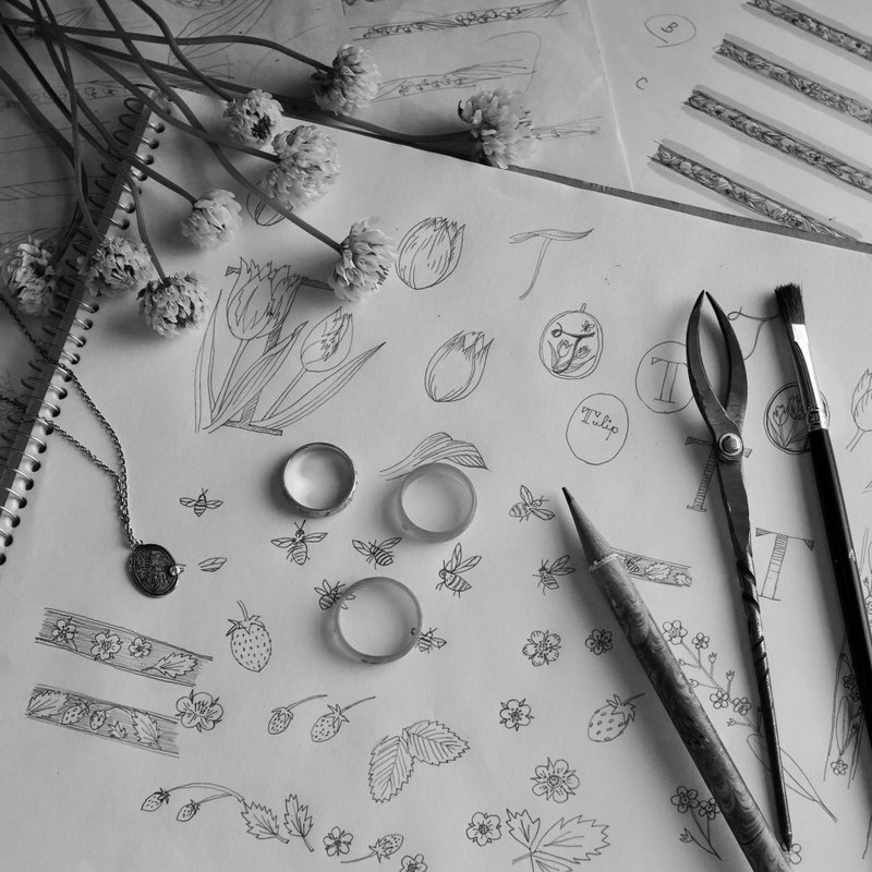 -option- Ring size order - 其他 - 其他金屬 金色