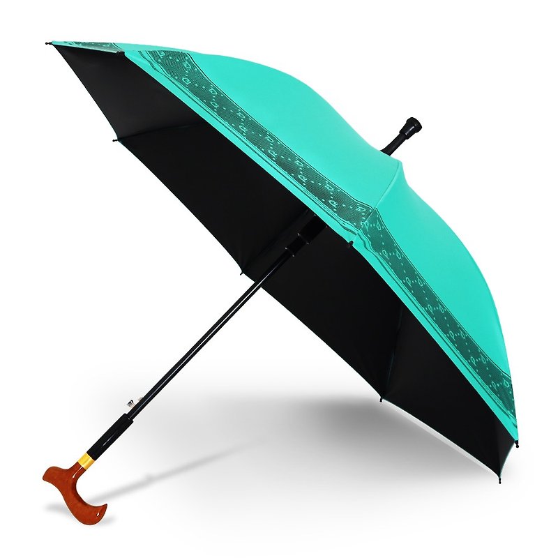 雙龍TD名牌風英爵黑膠降溫休閒傘自動直傘(蒂芬藍) - 雨傘/雨衣 - 防水材質 多色